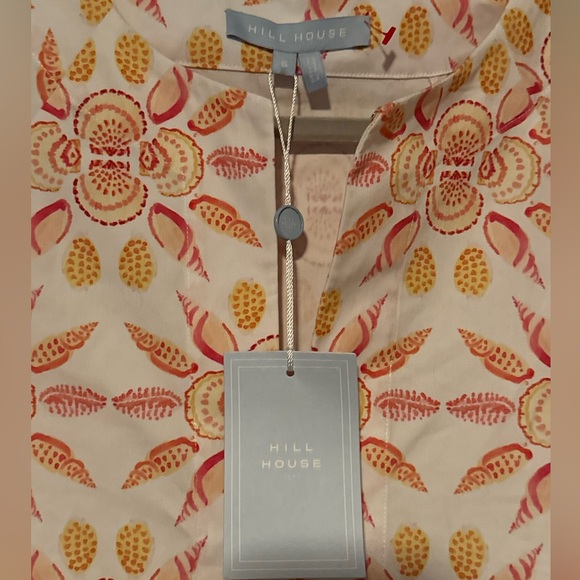 NWT Hill House Cotton Artemis Dress in  Shell Mosaic - Picture 7 of 13
